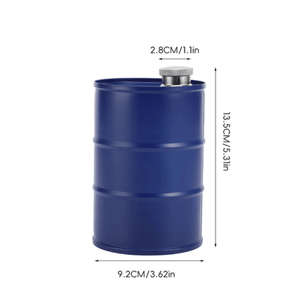 Oil Drum Anti-rust Leak-proof No Odor Portable Wine Storage🛢Food Grade Camping Whisky Flagon Wine Jug Camping Supplies