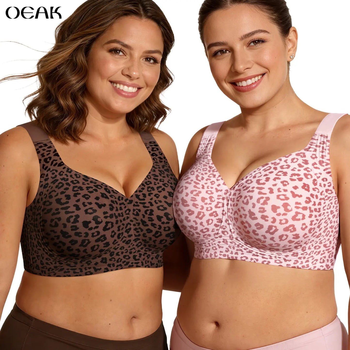 ✨2PCS FREE SHIPPING✨ OEAK Wirefree Jelly Bra Comfort Full Coverage Padded Bra