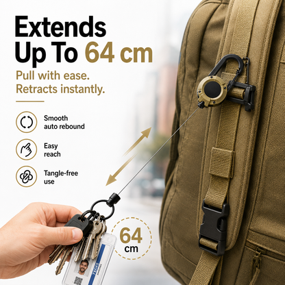 BUY 1 FREE 1✨Heavy‑Duty Retractable Keychain