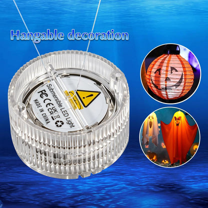 HL Submersible LED Lights,Warm White Mini LED Tea Light,150 Hour Runtime