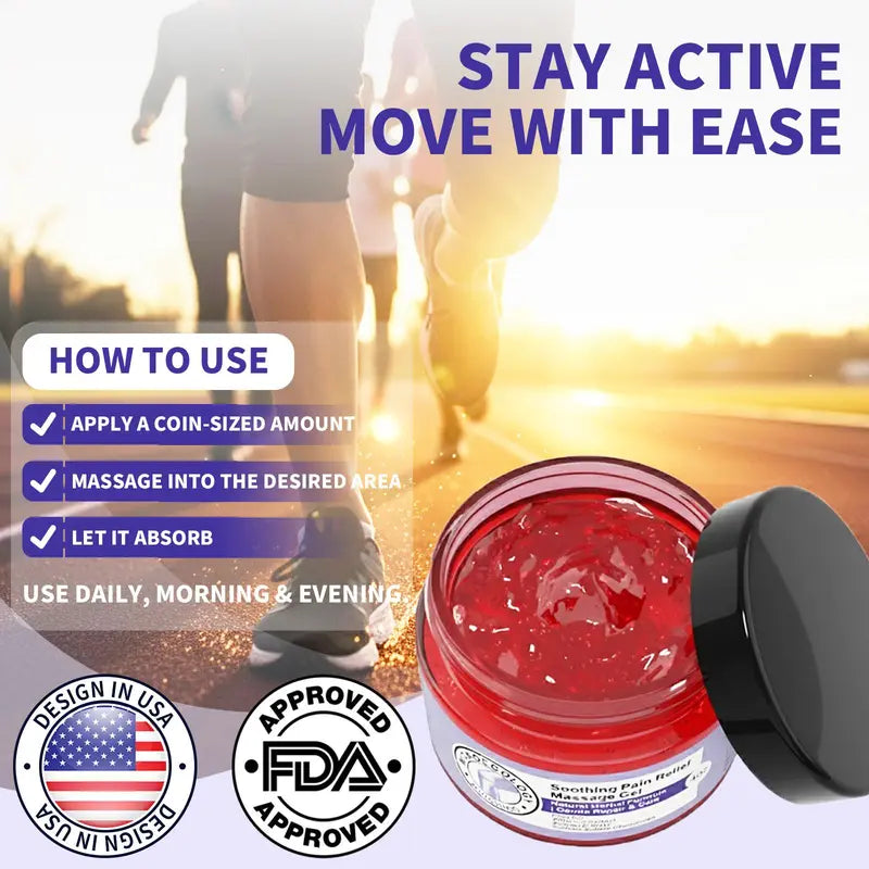 🔥（114g）Joint Care Pain Relief Gel | Suitable for back, neck, feet, and more | Moisturizing, hydrating, and restorative properties⚡