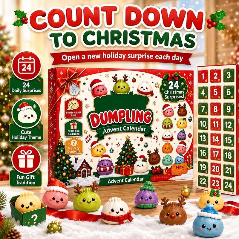 🧡2026 Christmas Mini Slow-Rising Toy Advent Calendar – Holiday Gift🎁