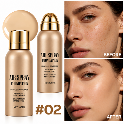 💦Waterproof Flawless Air Spray Foundation｜Long‑Lasting Airbrush Makeup, Sweat‑Proof Buildable Coverage ✨