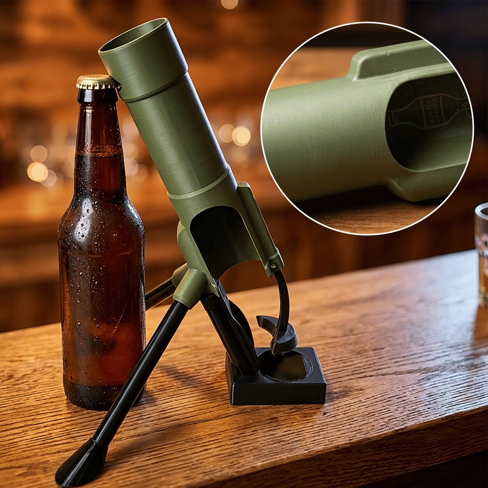 Mortar-Shaped Bottle Opener