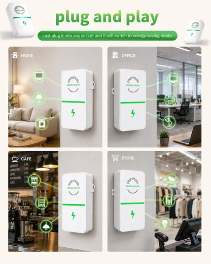 💎2026 Upgraded Smart Energy-Saving Plug—featuring power factor optimization, voltage stabilization, and surge protection; suitable for a wide range of electrical appliances.🍀