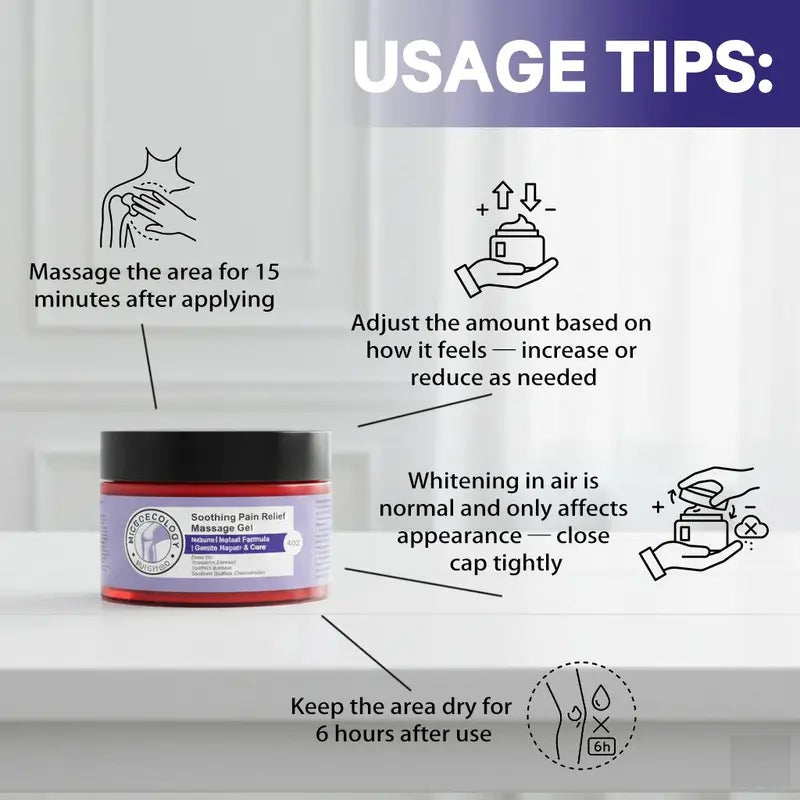 🔥（114g）Joint Care Pain Relief Gel | Suitable for back, neck, feet, and more | Moisturizing, hydrating, and restorative properties⚡