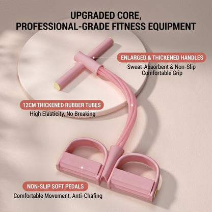 😩 Struggling to Stay Consistent with Ab Workouts? 💪 Train Your Core at Home with This Foot Pedal Resistance Band & Sit-Up Assist Trainer! 🔥🏠