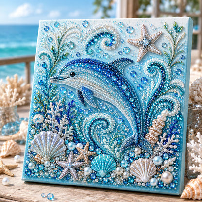 🌊✨ Ocean Theme Pearl Art DIY Kit – Relaxing DIY Craft to Create Stunning Coastal Artwork