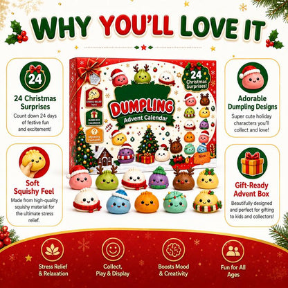 🧡2026 Christmas Mini Slow-Rising Toy Advent Calendar – Holiday Gift🎁