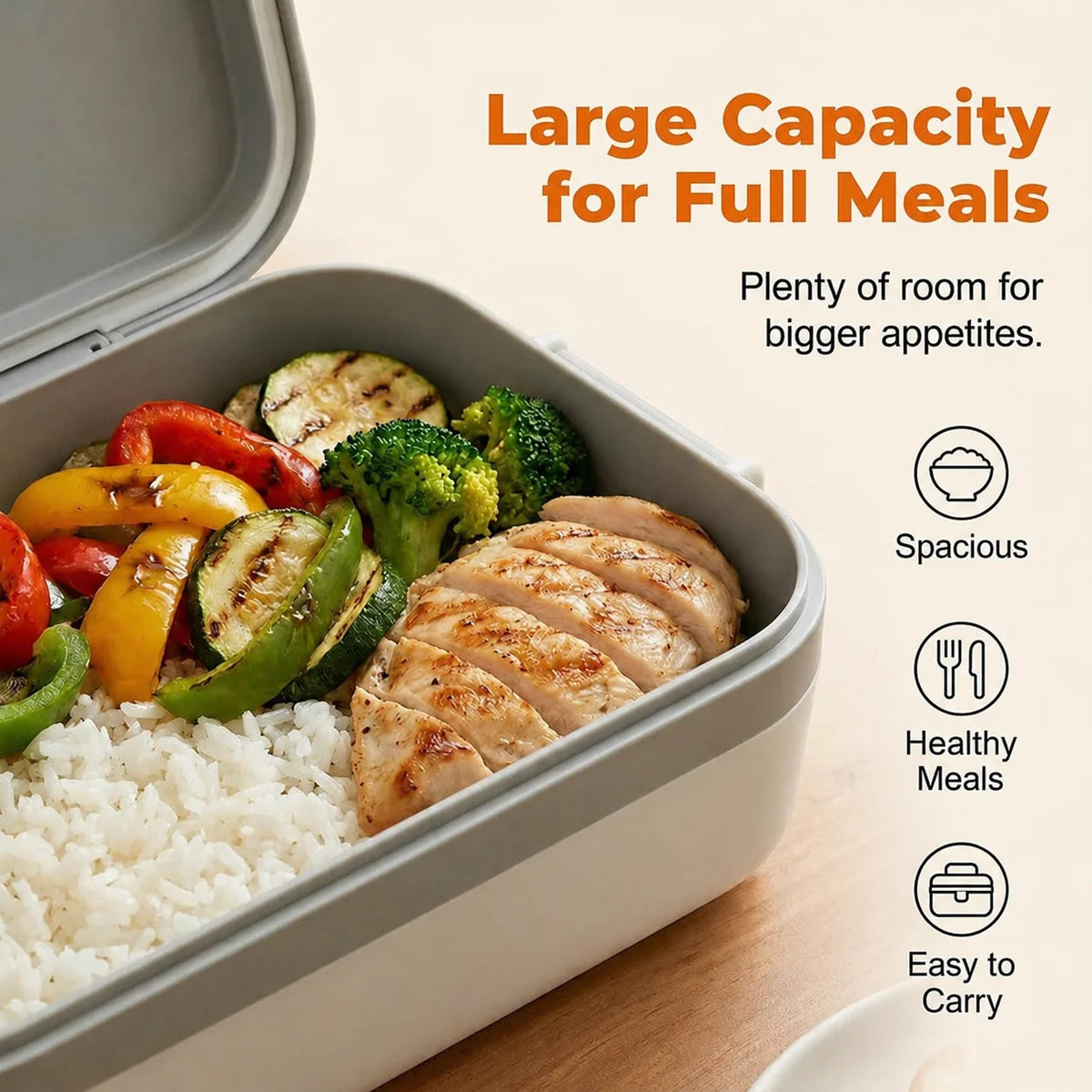 🔥Christmas Sale: 50% Off & Free Shipping🔥Portable electric lunch box with self-heating