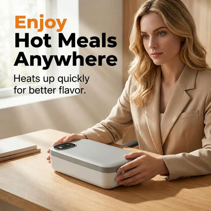 🔥Christmas Sale: 50% Off & Free Shipping🔥Portable electric lunch box with self-heating