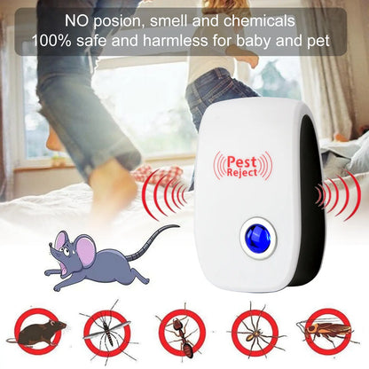 🔥Ultrasonic Pest Repeller—suitable for indoors, homes, and garages; effectively repels mice, spiders, cockroaches, and various insects.💎