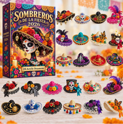 🖤 ✨ 24 DAYS. 24 UNIQUE MINIATURES. 🎁 Discover a New Day of the Dead Surprise Every Day!