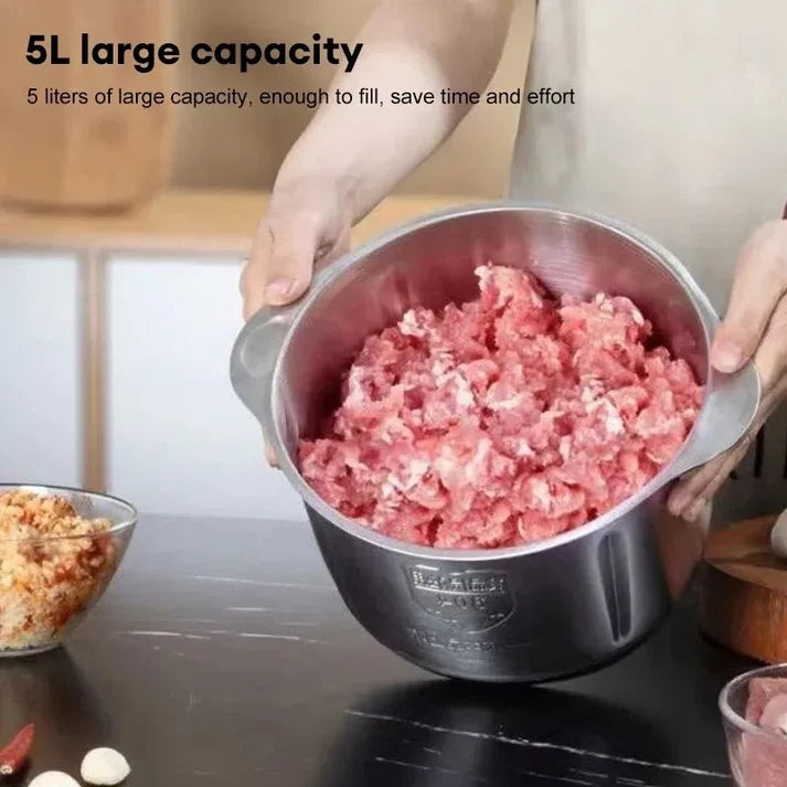 Electric Meat Grinder & Vegetable Chopper – Fast, Easy Food Preparation