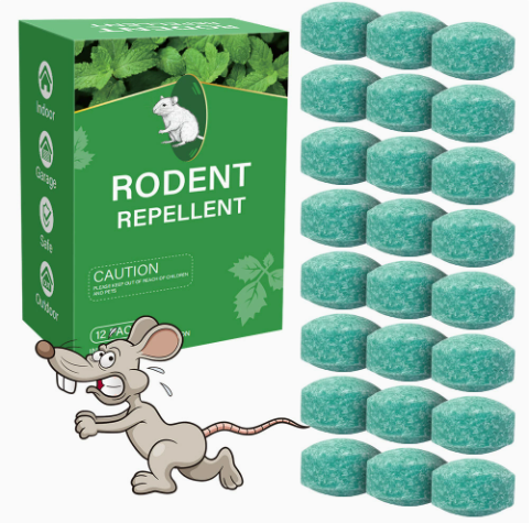 12-pack of natural insect repellents, suitable for fishing gear and garages