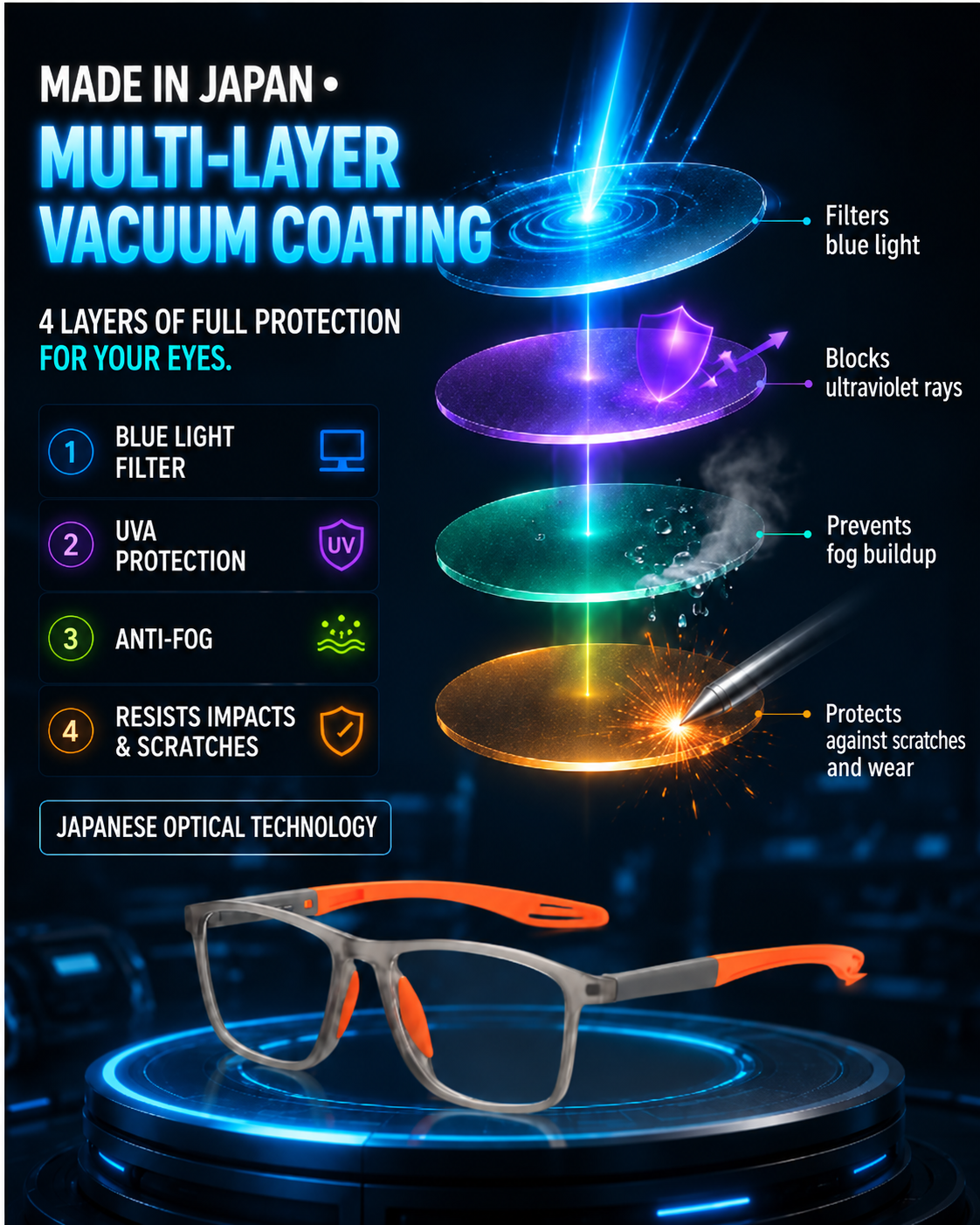 👓 1 Pair of Glasses for Near & Far Vision! ✨ Photochromic Multifocal Reading Glasses for Men & Women