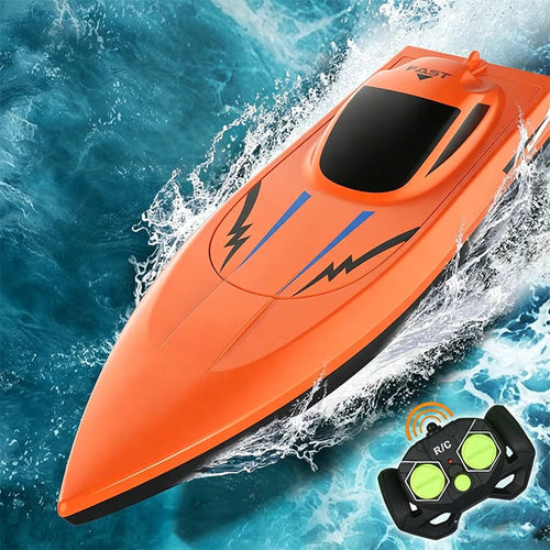 🥳100K+ SOLD!🌊⚡ ! Dual‐Motor RC Boat – Twin engines, 2.4GHz control, waterproof & impact‐resistant. Slice through waves at insane speed! 🌊🚤