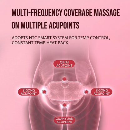 😩 Period Cramps Making Your Day Miserable? 🌸 Soothe Your Belly with Soothing Heat & Gentle Massage in One Convenient Heating Belt! 💗✨