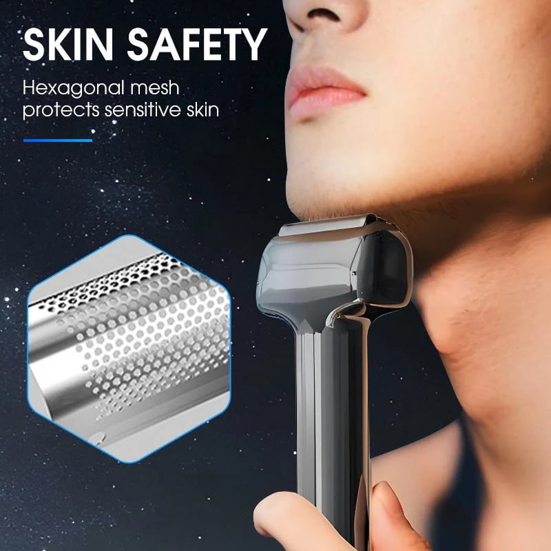 🪒Men's Rechargeable Foil Electric Shaver ⚡🧔– Efficient Close Shaving, Cordless Portable Wet & Dry Beard Razor for Daily Grooming