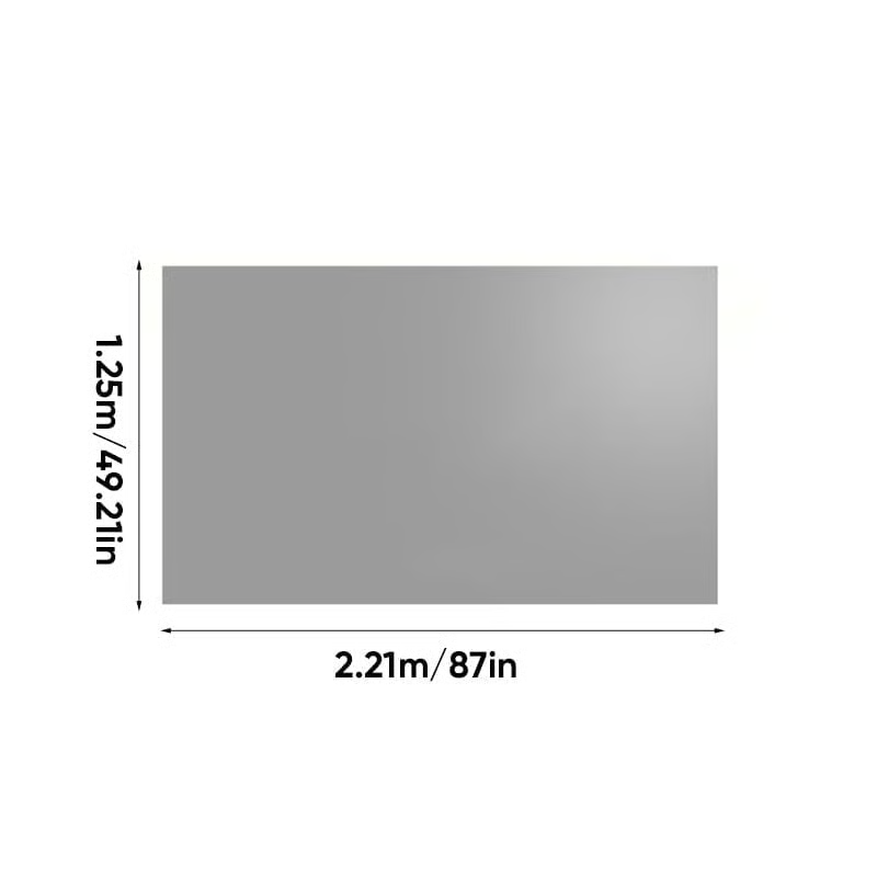 Metallic Anti-Light Projector Screen