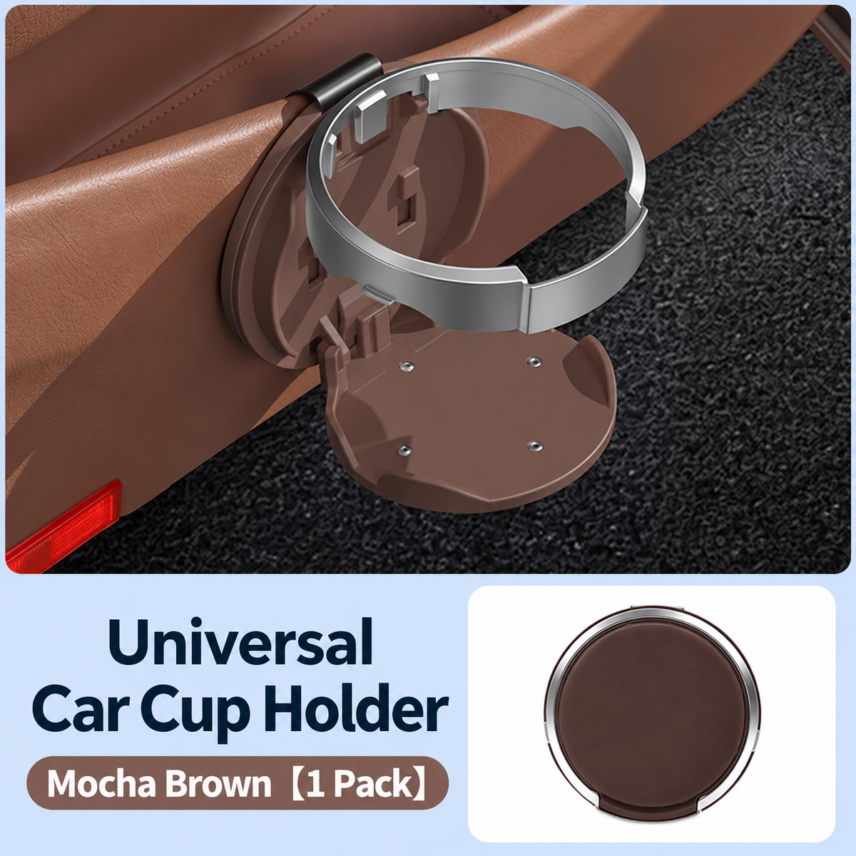 🔥Foldable Door-Mounted Cup Holder—Combines a Drink Holder with Extra Storage Space.💎