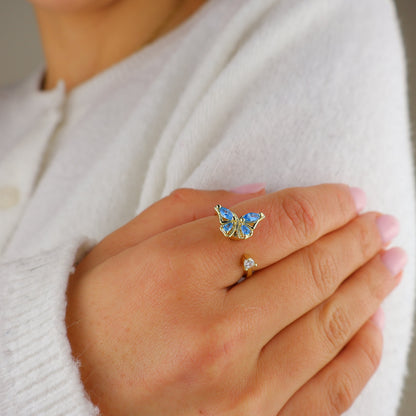🦋😩 NERVOUS? RESTLESS? ALWAYS FIDGETING? ✨ KEEP YOUR HANDS BUSY WITH A DISCREET, BEAUTIFUL BUTTERFLY FIDGET RING.
