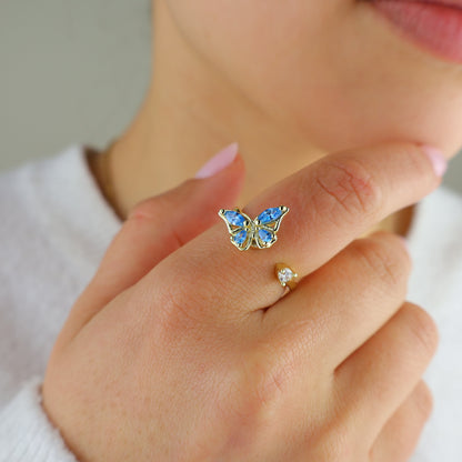 🦋😩 NERVOUS? RESTLESS? ALWAYS FIDGETING? ✨ KEEP YOUR HANDS BUSY WITH A DISCREET, BEAUTIFUL BUTTERFLY FIDGET RING.
