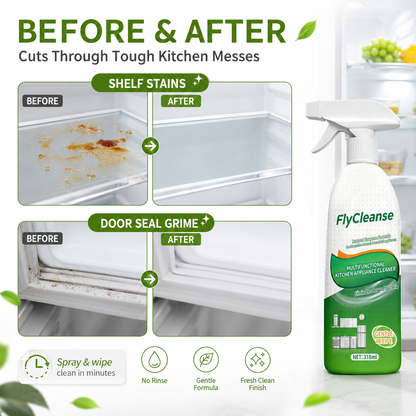 FlyCleanse Multifunctional Kitchen Appliance Cleaner 🌿✨