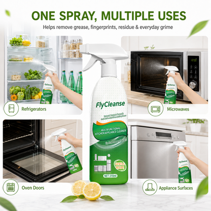 FlyCleanse Multifunctional Kitchen Appliance Cleaner 🌿✨