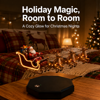 🎅 Tired of Boring Christmas Decor? Make Santa FLY! ✨ Santa’s Flying Sleigh Creates Instant Holiday Magic 🎄