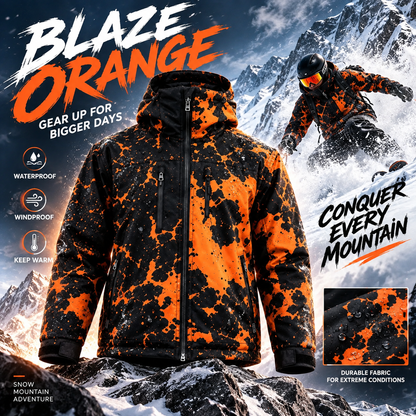❄️ A jacket that changes color in the snow (windproof, waterproof, breathable, and packable—a winter essential) 🔥