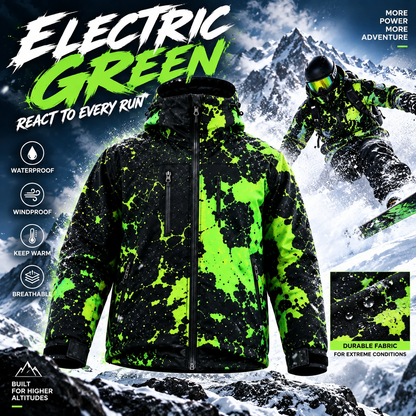 ❄️ A jacket that changes color in the snow (windproof, waterproof, breathable, and packable—a winter essential) 🔥