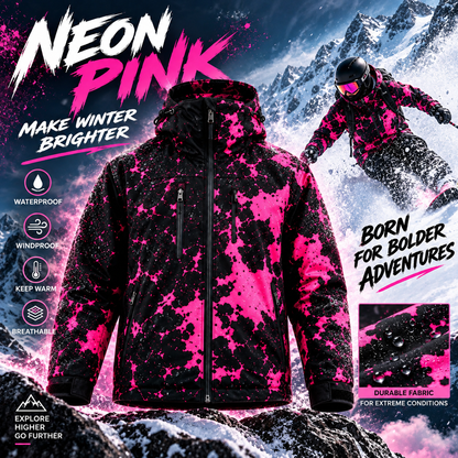 ❄️ A jacket that changes color in the snow (windproof, waterproof, breathable, and packable—a winter essential) 🔥
