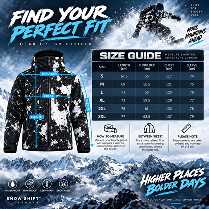 ❄️ A jacket that changes color in the snow (windproof, waterproof, breathable, and packable—a winter essential) 🔥