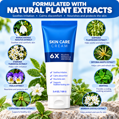 ⚡ 6X Rapid Skin Relief Cream – Soothe Itching, Redness & Irritation Fast