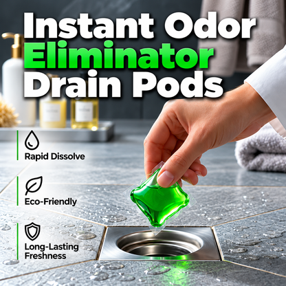 🌿 3-in-1 Drain Cleaning Pods – Freshen, Clean & Maintain Your Drains