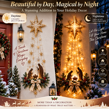 ✨Light-up Nativity scene wall decoration✨✝️