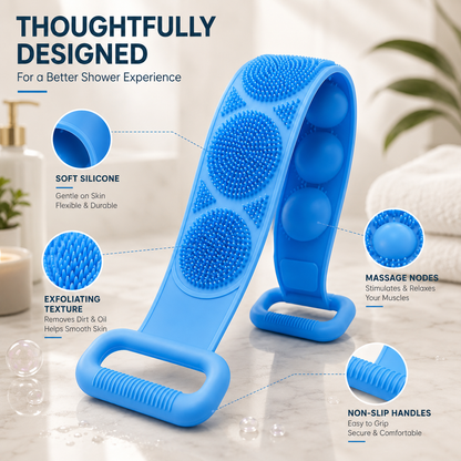 Second item for $0🚿 Double-Sided Silicone Back Scrubber – Long Exfoliating Bath Brush