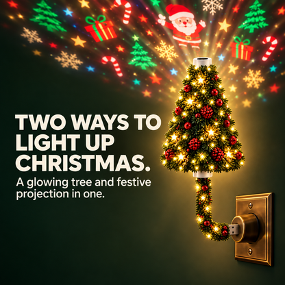 😩 IS YOUR HOME MISSING THAT CHRISTMAS MAGIC? 🎄✨ No More Complicated Decorating! Just Plug It In & Instantly Fill Your Room With a Cozy Holiday Glow! 🎅💡