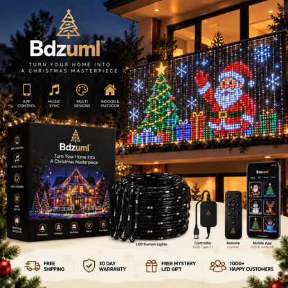 Smart Animated Christmas Balcony Lights