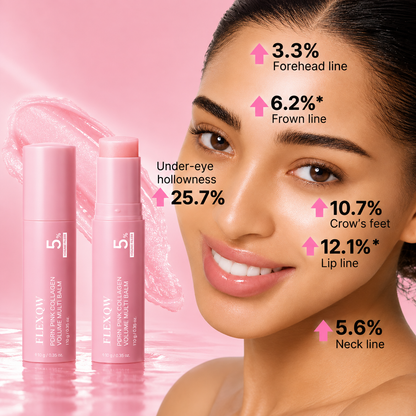 💗✨ Pink Collagen Multi-Use Glow Balm – Plump Lips, Brighten & Glow Anywhere!