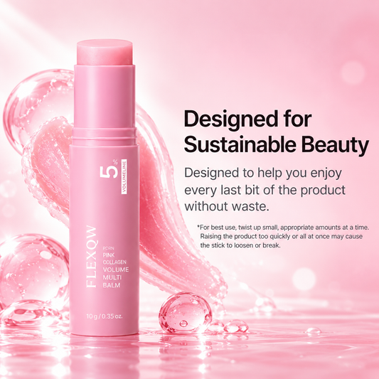 💗✨ Pink Collagen Multi-Use Glow Balm – Plump Lips, Brighten & Glow Anywhere!