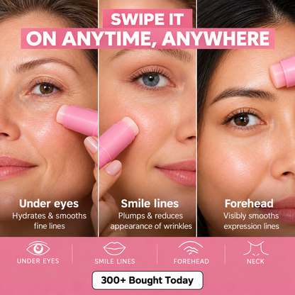💗✨ Pink Collagen Multi-Use Glow Balm – Plump Lips, Brighten & Glow Anywhere!