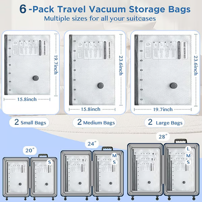 💥New Arrival💥Cordless Travel Vacuum Storage Compression Bag Set