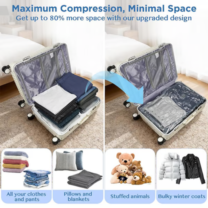 💥New Arrival💥Cordless Travel Vacuum Storage Compression Bag Set