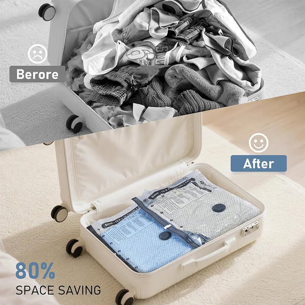 💥New Arrival💥Cordless Travel Vacuum Storage Compression Bag Set