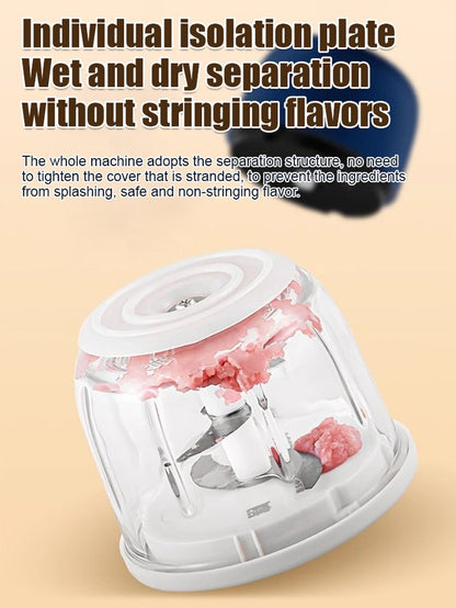 ⏰🔥LIMITED TIME 50% OFF!🔥50K+ SOLD! Cordless Multifunctional Mini Electric Garlic Chopper