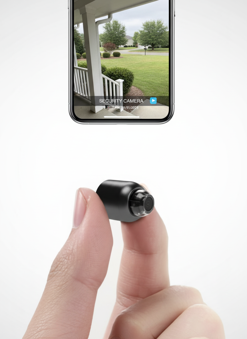 🏠 Worried About Your Home While You're Away? 👀 Get Peace of Mind with This Mini Wi-Fi Security Camera Featuring 1080P HD, Night Vision & Motion Detection! 🔒