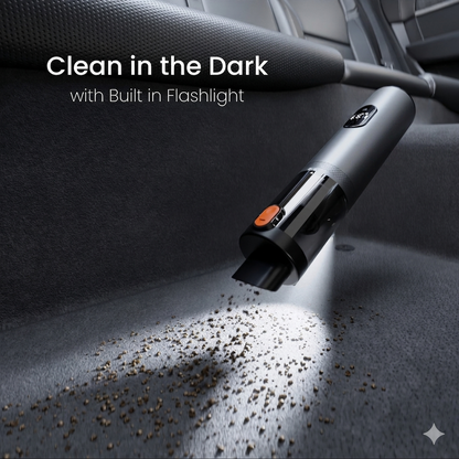 Handheld Brushless Car Vacuum, Wireless 2-in-1 Suction & Blower Dust Cleaner