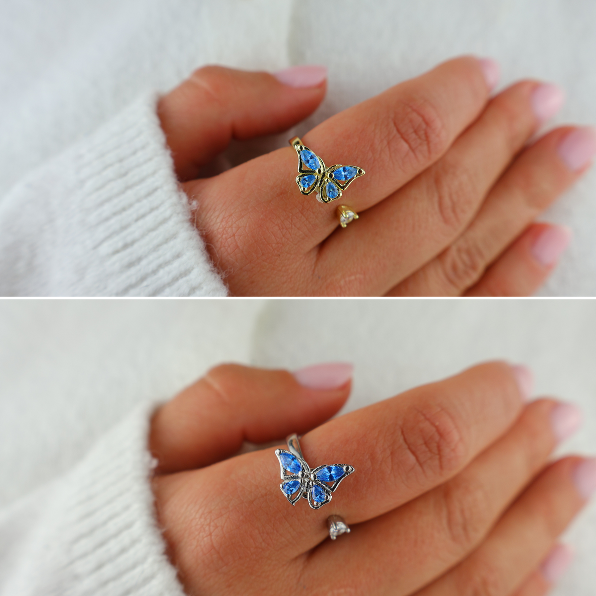 🦋😩 NERVOUS? RESTLESS? ALWAYS FIDGETING? ✨ KEEP YOUR HANDS BUSY WITH A DISCREET, BEAUTIFUL BUTTERFLY FIDGET RING.